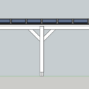 Décallage des poteaux vers l'intérieur