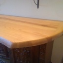 Plan de travail en frêne