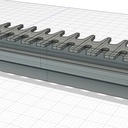 Gabarit à queues d'arondes paramétrique