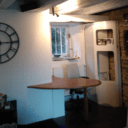 Bureau d'angle  En bois exotique (SIPO)