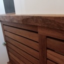 Meuble vasque encastré