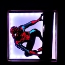 Tableau lumineux spiderman