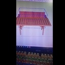 My first garden bench and table