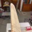 Détail du chanfrein du plateau inférieur