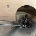 En position haute, la fraise est très facile à changer