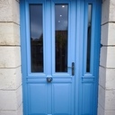 Porte en châtaignier