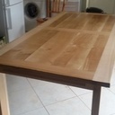 Table en frêne et chêne