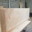 Porte coulissante en bouleau