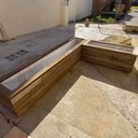 Jardinières. Récupération.