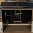 Adaptation défonceuse OF 1400 sous table