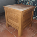 Tabouret coffre
