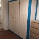 Armoire 3 portes en sapin du nord