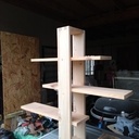 Etagere " Fier de faire des copeaux "