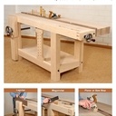 Pas à pas pour réalisation établi type Roubo