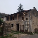 Galerie maconnaise en bois équarri