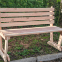 Banc de jardin sans accoudoirs