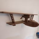 Étagère hydravion, inspiration Porco Rosso