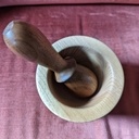 Pilon et mortier tournés