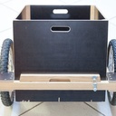 Carriole à vélo modulable