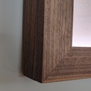 Cadre de type caisse américaine pour tableau map monde