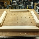 Table mobile pour petite scie à ruban