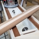 Rouleau à pâtisserie à la défonceuse !!