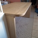 Plan de travail / îlot central en chêne