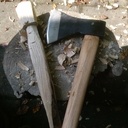 Manche de hachette en frêne