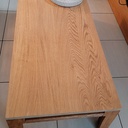 Table basse en chêne