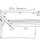 Support mural pour vélo