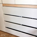 Mur de rangement dressing