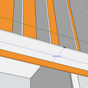 vue du plateau inférieur 2912 mm au total