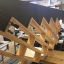 Claustra d'escalier.