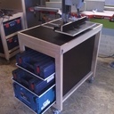 Meuble de mortaiseuse Hêtre et CP bakélisé