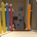 Barrière escalier crayon