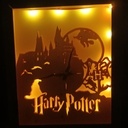 Réalisation d'une horloge murale Harry Potter