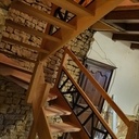 Escalier 2 quarts tournant