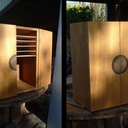 Commodes jumelles et insert coco noir