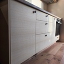 Cuisine frêne et noyer