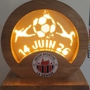 Réalisation d'un trophée pour un tournoi de foot