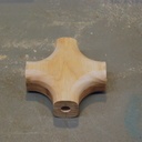 Table ronde design style années 50