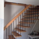 Un escalier balancé peu commun