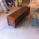 Banc-coffre a chaussures