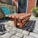 Banc d'extérieur japonisant