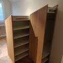 Dressing à tiroirs sous-pente