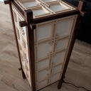 Lampe inspiration japonaise