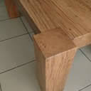 Table basse en chêne.