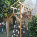 Abri bois de chauffage