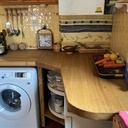 Plan de travail de cuisine sur pietement