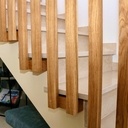 Claustra escalier double 1/4 tournant